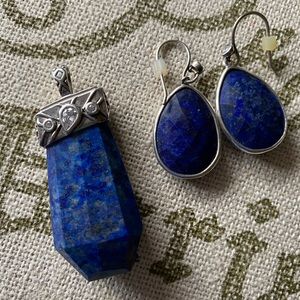 Silpada pendant and drop earrings to match